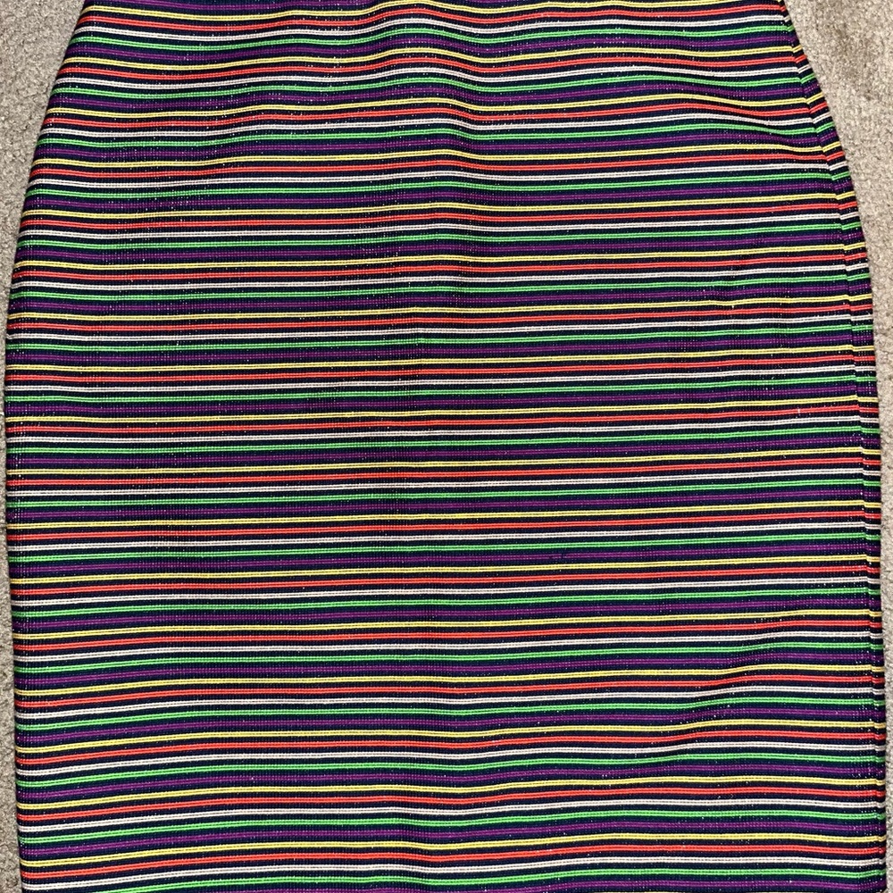 Talbots A-Line rainbow skirt